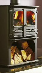 Dunsley Highlander Log Store Multi-fuel and Wood Burning Stove
